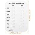 thumbnail image 4 of Dog Feeding Reminder, Magnetic OR Double Sided Adhesive Application, Reminder to Feeding of Pets-2 R, 4 of 5