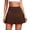 Brown, variant on JoyGirl Pleated Tennis Skirt for Women with Shorts Athletic Golf Skort Workout Running Sports Skirts Skorts with Pockets
