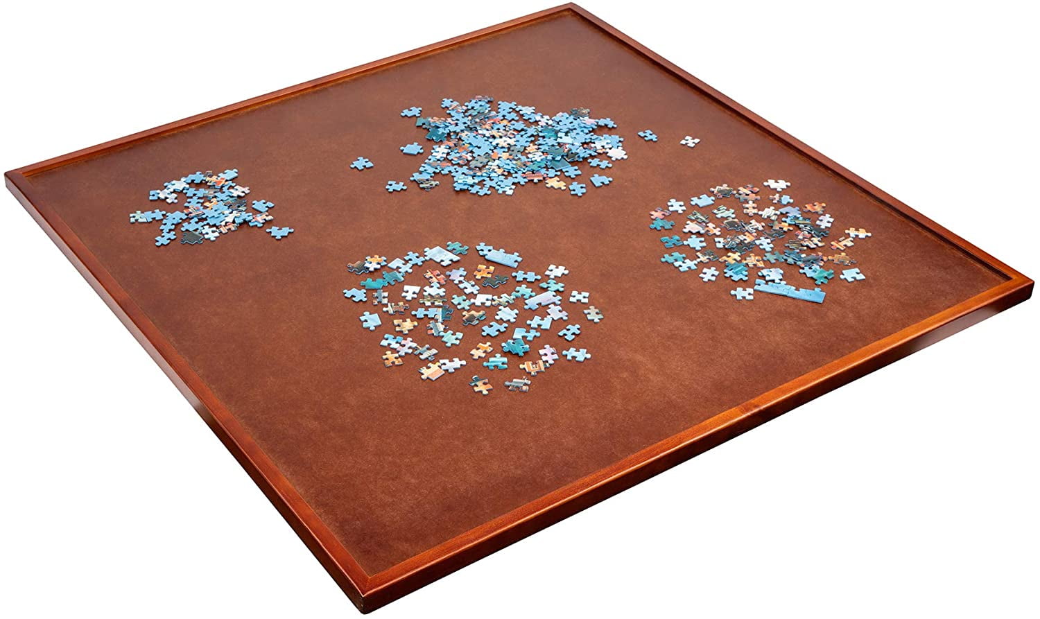 Jumbl 1500 Piece Puzzle Board, 35” x 35” Wooden Jigsaw Puzzle Table
