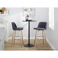 thumbnail image 2 of Toriano 30" Fixed-Height Bar Stool, Bar Chairs, Swivel Bar Stools, Bar Stools Set of 2, 2 of 6