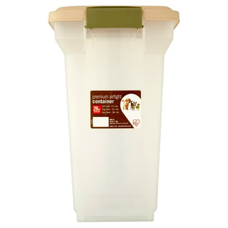 Photo 1 of IRIS Airtight Pet Food Storage Container - 22lbs - Almond