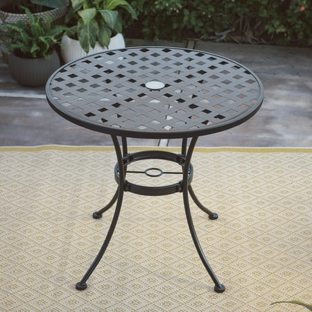 - Belham Living Capri Wrought Iron Bistro Patio Dining Table by Woodard