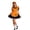 Orange, variant on Bainana Halloween Pumpkin Cosplay Dress For Adult Women Gothic Theme Stage Performance Dresses For Halloween Party