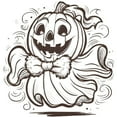 thumbnail image 3 of CafePress - Pumpkin T Shirt - Cotton Baseball Jersey, 3/4 Raglan Sleeve Shirt, 3 of 4