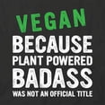 thumbnail image 2 of Not An Option T-Shirt | Cute Vegetarian Black Tee Gift, 2 of 5