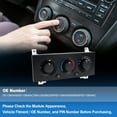 thumbnail image 3 of Módulo de panel de control del calentador de aire acondicionado Unique Bargains para Jeep Grand Cherokee 01-04 Unidad de clima HVAC No. 55115904AB/55115904AC/599-226/599226/P55115904, 3 of 7