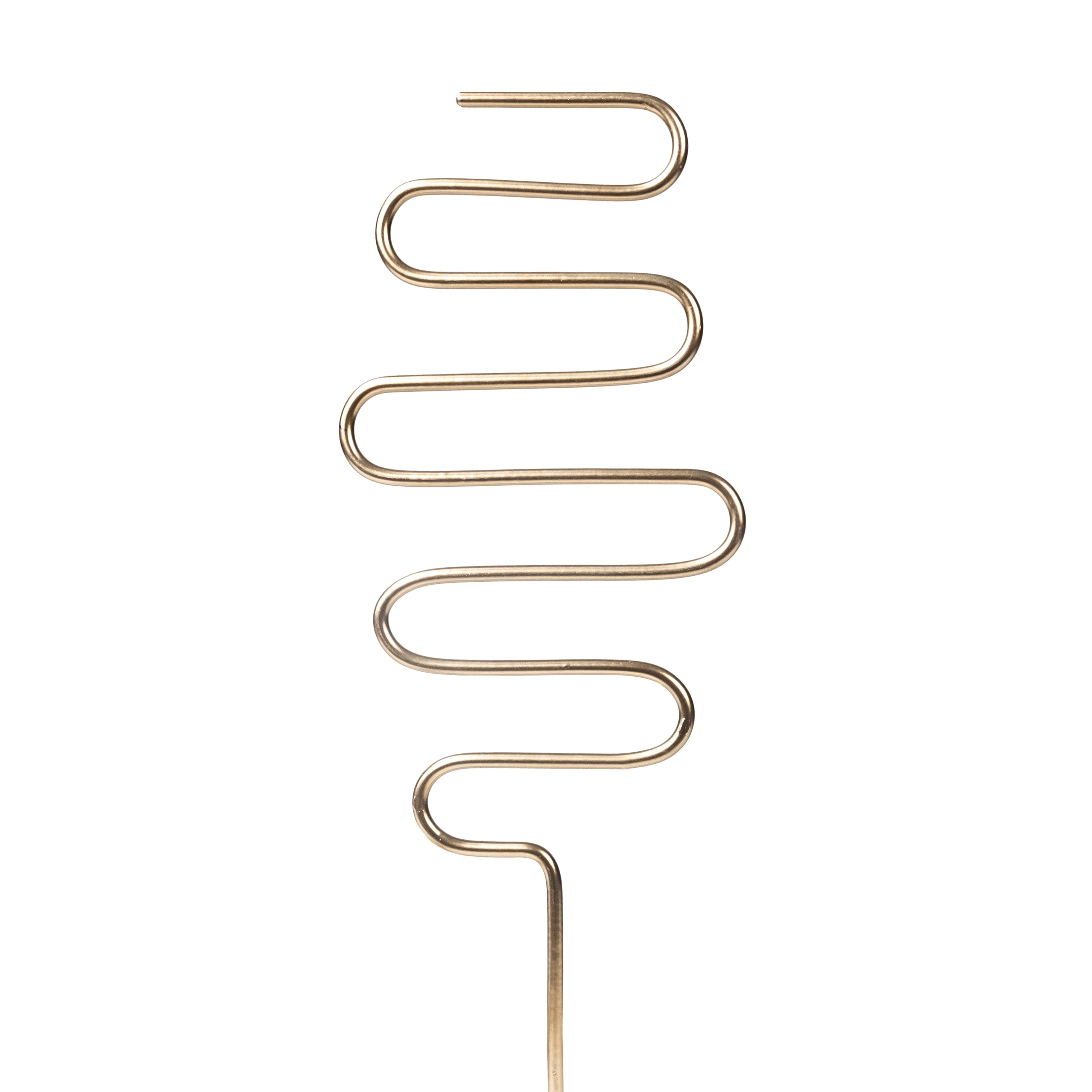 (4 pack) Better Homes & Gardens 2PK Golden Metal Plant Stake, Set of 2, 13in Height