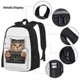 thumbnail image 3 of Fotbe Cat Holding Mugshot Sign Set Escolar 3 en 1 para Niños - Mochila Duradera con Lonchera Aislante y Estuche para Lápices - Mochila Escolar para Niños y Niñas, 3 of 7