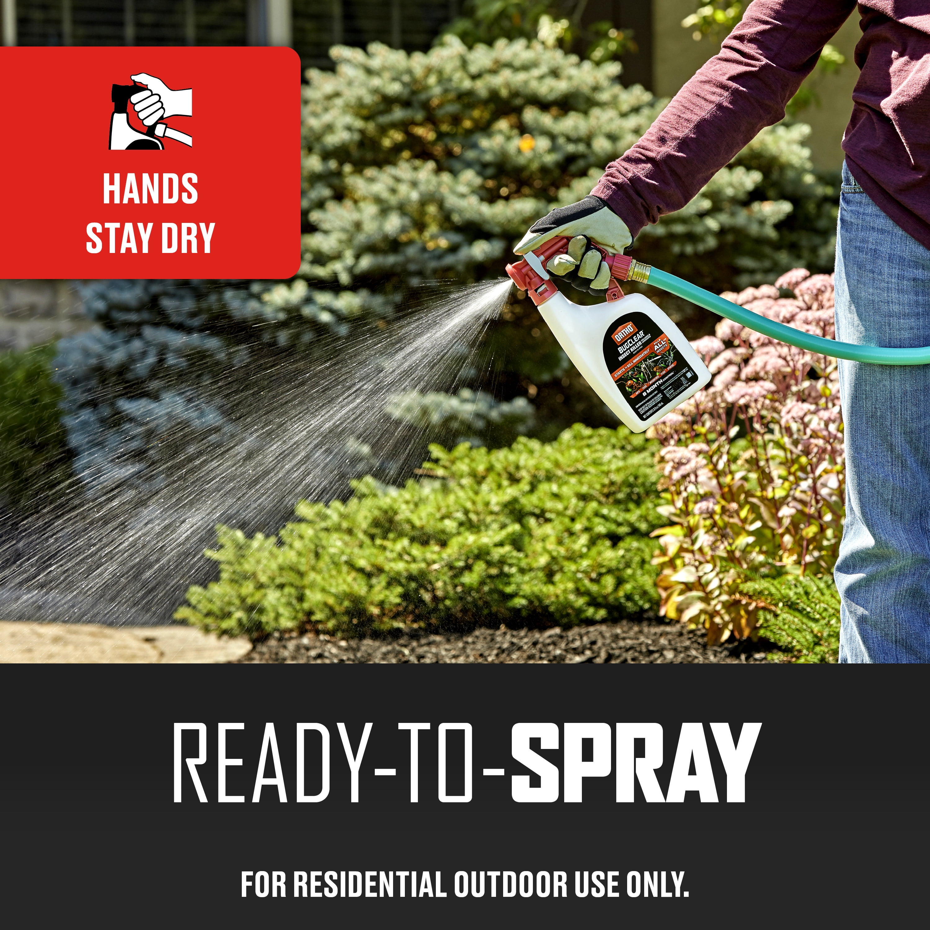 (2 pack) Ortho BugClear Insect Killer for Lawns and Landscapes Ready-to-Spray, 32 oz.