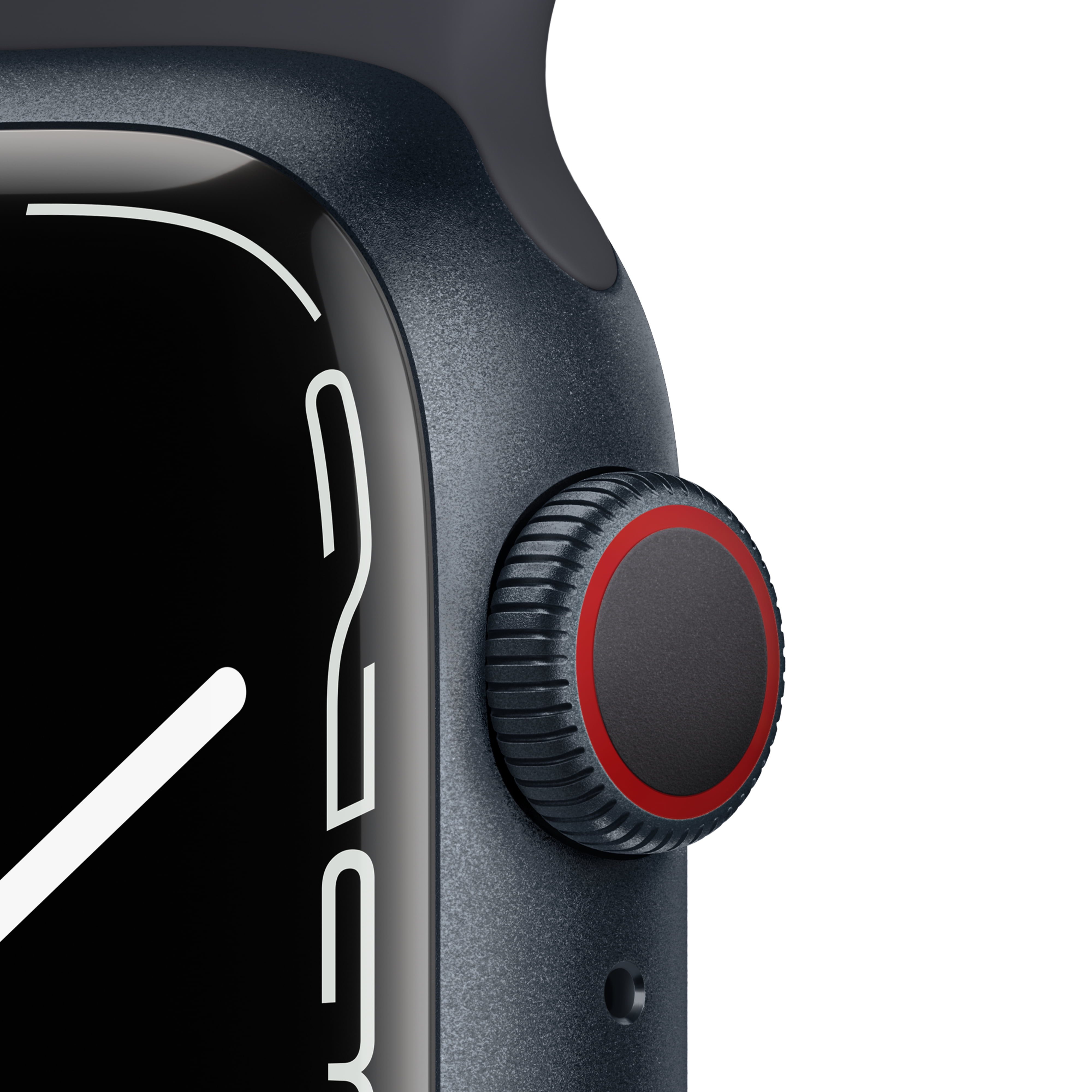 Apple Watch Series 7 GPS + Cellular, 41mm Midnight Aluminum Case 