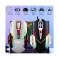 thumbnail image 5 of G402 Gaming Mouse Wired Luminous Mini Portable Wired Mouse for Travel - White, 5 of 5