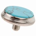 thumbnail image 5 of 3 Pcs Buttons Valve Finger Trumpet Cap Screw Cover,Light Blue, 5 of 5