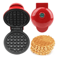 thumbnail image 1 of Mini Waflera Eléctrica Redondo Kazome M01 Máquinas Waffles Malubero Malu1360, 1 of 3