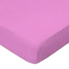 SheetWorld Fitted 100% Cotton Flannel Play Yard Sheet Fits BabyBjorn Travel Crib Light 24 x 42, Flannel FS3A - Hot Pink