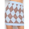 thumbnail image 2 of Diamond High-rise Sweater Mini Skirt, 2 of 5