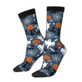 thumbnail image 1 of Lukts Halloween Pattern Womens Crew Soft Moisture-wicking Socks,Moisture Control Crew Socks,Mid Calf Socks, 1 of 6