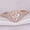 Rose gold, variant on Heart-Shaped Womens Alloy Simulated Diamond Micro-Set Wedding Ring, European and American Style, Individually Packed