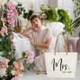 thumbnail image 4 of Bolsa de lona ELEGANTPARK Mrs Est 2025 Bride Wedding, 4 of 9