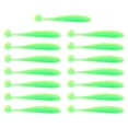 thumbnail image 2 of Señuelo De Silicona Suave 15Pcs Two Color T Tail Soft Fishing Bait Silicona Artificial Señuelo Suave Aparejos De Pesca Para Agua Dulce Agua SaladaCOLOR:C ANGGREK Otros Deportes, 2 of 8