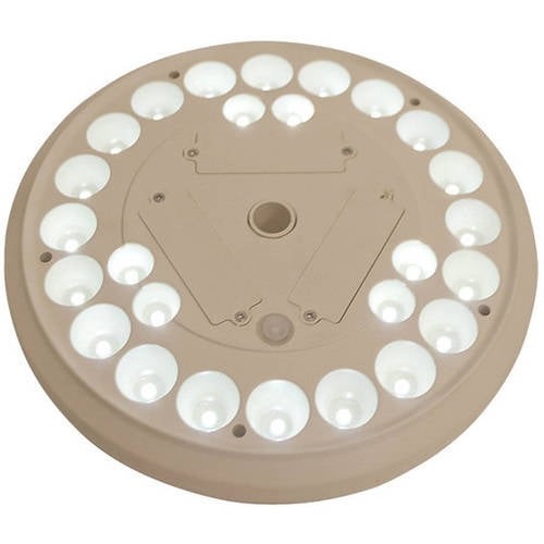 ALEKO SFLAG26LED Solar Light Top Mount For Flagpoles 26-LED Flagpole Light by ALEKO