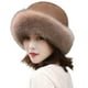 thumbnail image 2 of AYYUFE - Gorro de pescador cálido con ala de felpa, de piel sintética de visón gruesa, suave y sólida, para uso diario, 2 of 8