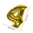 thumbnail image 4 of WASHWEPE 1Set Golden Aluminum Film Balloons 2024 New Year Party Layout Props, 4 of 8