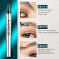 thumbnail image 4 of 3D Waterproof Microblading Eyebrow Pen, 4 Tip Tattoo Pencil Creates Natural Looking Brows Effortlessly, Waterproof Makeup Fine Stroke Microblading Eyebrow Pencil Creates Natural (red brown), 4 of 7