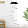 thumbnail image 6 of Dragonfly Solar Light, Epicgadget Dragonfly Wind Chime Color Changing Outdoor Solar Garden Decorative Lights for Walkway Pathway Backyard Christmas Decoration Parties (Clear Dragonfly), 6 of 6