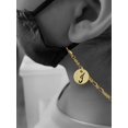 thumbnail image 2 of Goldtone Large Disc Letter - J - 3/4'' Goldtone Face Mask Necklace, 2 of 2