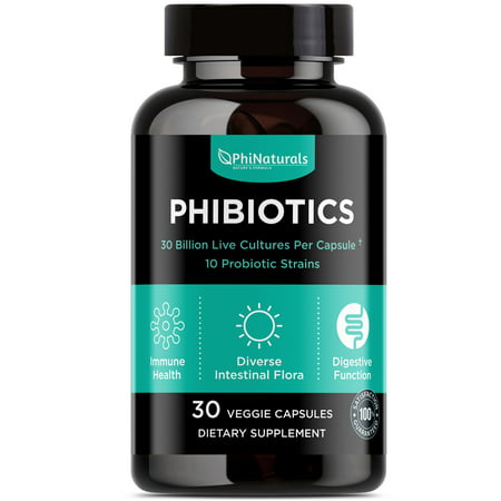 Probiotics 1030 Supplement - Probiotics Supplement with 30 Billion CFUs of High Strength Probiotic For Digestive Health with 10 Strains of Acidophilus and