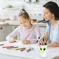 thumbnail image 5 of Clearance Office&Craft&Stationery under $5,Panda Silicone Pencil Case 2 In 1 Soft Silicone Case Kawaii Table Pen Holder Pencil Holder Cute Pencil Case Zipper Foldable Pen Bag, 5 of 9