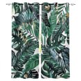 thumbnail image 2 of Turtle Tropical Palm Leave Summer Hawaii Window Curtains Outdoor Kitchen Drapes Indoor Decor Kids Window Trea, 2 of 5
