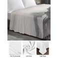 thumbnail image 6 of National Parks King Size Flat Sheet, Wrinkleproof & Fadeproof Cooling Flat Bed Sheet Only, Canadian Smokey Mountain Cliff Idyllic Breathable Soft Bedding Top Sheets 105 x 98 Inches, 6 of 8