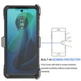 thumbnail image 6 of Takfox Case For Motorola Moto G 5G 2024 ,Shockproof Heavy Duty Rugged Locking Swivel Holster Belt Clip Kickstand Full Body Hard Shell Phone Cover Case,Black, 6 of 7
