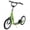Green, variant on Aosom Youth Scooter for Kids 5+ with Adjustable Handlebar, 16 Inflatable Tires, Dual Brakes, Light Green, 220 lbs Capacity, 54.8L x 22.8W