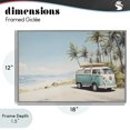 thumbnail image 4 of Stupell Industries Tropical Summer Bus on Shoreline Gray Framed Giclee Art, 18 x 12, by Arlington Prints, 4 of 8