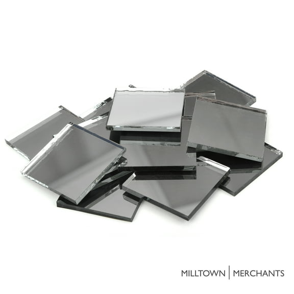Milltown Merchants Mirror Mega Mosaic Tile 1.8 Inch Large (1 lb)