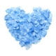 thumbnail image 1 of Uxcell 1000 piezas de pétalos de rosa artificiales, pétalos de flores de seda falsa para decoración de bodas, fiestas, propuestas y aniversarios, azul, 1 of 1