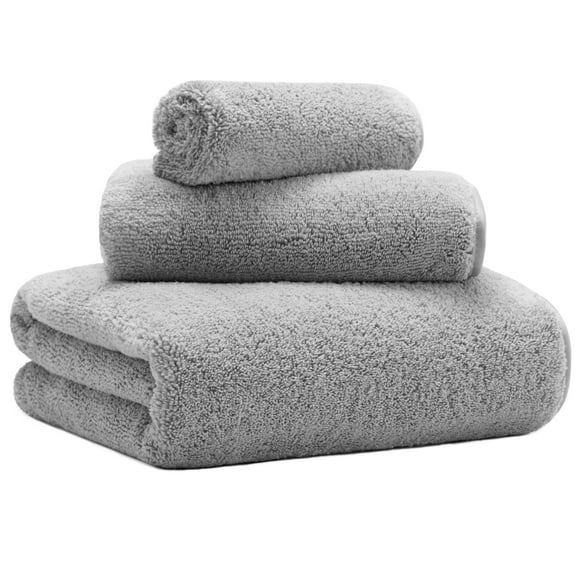 Juego de toallas de baño MICROFI de microfibra, de secado rápido, de 3 piezas, de gran tamaño