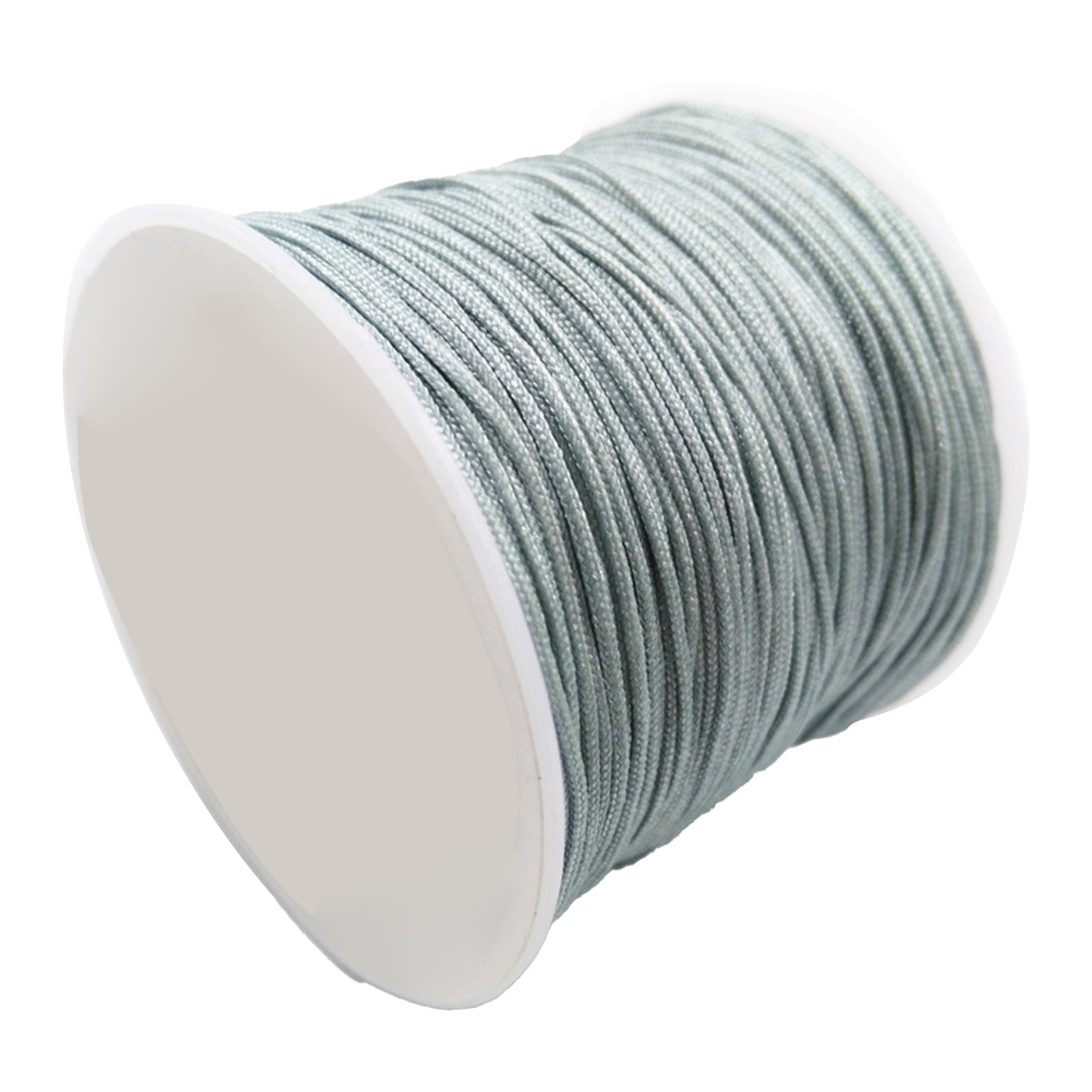 Papaba Waxed Cotton Cord,1 Roll Nylon Waxed Craft Cord Breathable Clear
