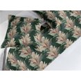 thumbnail image 2 of Garden Art Bed Runner Set, Colorful Palm Leaves and Pampas Grass Foliage Botanical Style Print, Decorative Bedding Scarf & 2 Pillow Shams for Hotels Homes, Queen, Hunter Green Multicolor, by Ambesonne, 2 of 3