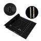 thumbnail image 4 of Tapis de rangement en feutre pour puzzles, couverture de rangement enroulable pour enfants, noir, 66 x 117 cm, 4 of 4