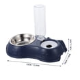 thumbnail image 3 of LULULION 1 Set Automatic Pet Feeders Pet Bowl Water Feeding for Cats Blue, 3 of 5