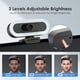 thumbnail image 4 of Vizolink Cámara Web para Juegos 2K/1080p con Luz RGB y de Relleno, Enfoque Automático, USB, 2 Micrófonos para PC, Laptop, Transmisión de Video, Compatible con Switch 2, 4 of 12