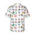 thumbnail image 3 of Daiia Hello Summer Cat Hawaiian Shirt for Men Gentle Cotton Regular Short Sleeve Casual-3X-Large, 3 of 9
