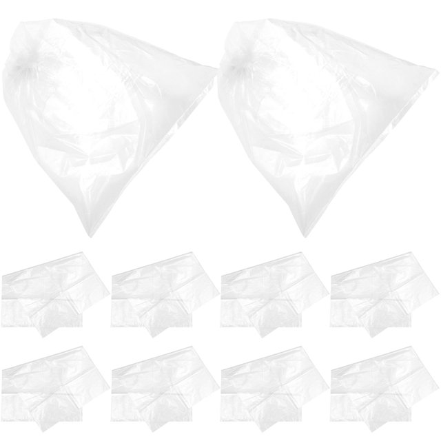 10 bolsas transparentes de gran capacidad para envolver muebles, resistentes al desgarro y antipolvo, para uso en mudanzas.