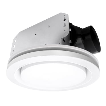 Ventline 90 CFM Bathroom Ceiling Exhaust Fan with Light for Mobile Home ...