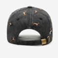thumbnail image 6 of Embroidered Baseball Cap with Washed Finish, Unisex Soft Top Dad Hat, Adjustable Casual Outdoor Headwear, 6 of 9