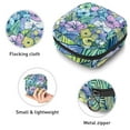 thumbnail image 3 of 1Pc Cute Period Bag Menstrual Cup Pouch, Large Storage Bag Sanitary Purse for Sanitary Napkin Pads, Abstract Hand Drawn Floral Pattern Pads Organizer for Girls Women, 3 of 6