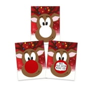 My Scratch Offs Christmas Rudolph The Red Nose Reindeer DIY Scratch-off Cards & Stickers, 20 Pack